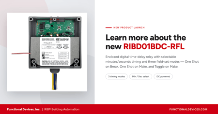 RIBD01BDC-RFL New One-Shot Relay Functional Devices