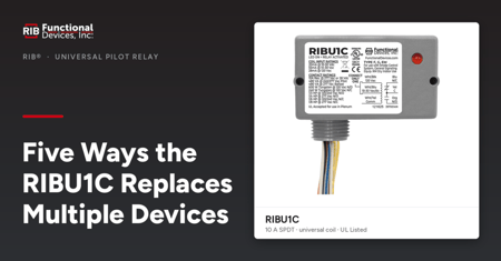 Five Ways the Functional Devices RIBU1C Can Replace Multiple Devices