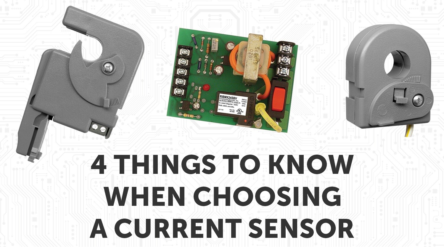 4 Things to Know When Choosing a Current Sensor Circuit Diagram